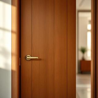 Coastal villa doors with bronze hardware