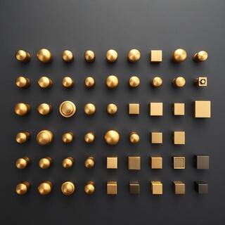 Door knob, solid brass