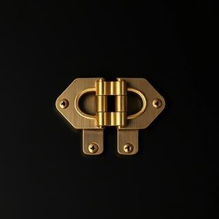Bushed hinge in matching tone