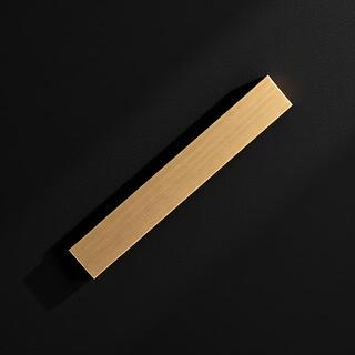 Cabinet pull in brushed finish