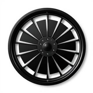 Matte black detail