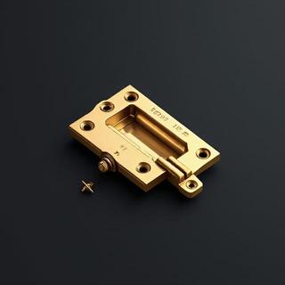 Hinge leaf and pin with bushing