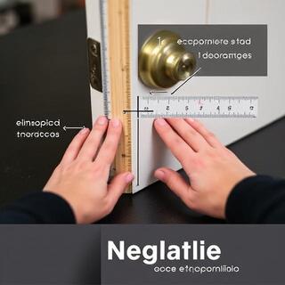 Backset demo on a sample door edge
