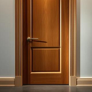 Door landing softly on a felted strike
