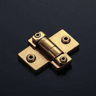 Brushed hinge detail