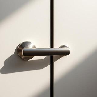 Nickel lever in daylight