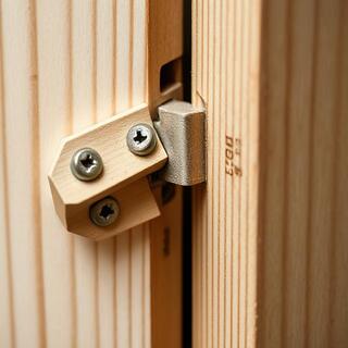 Hinge set colour-matched to lever finish