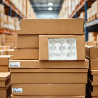 Flat-numbered cartons for easy handover