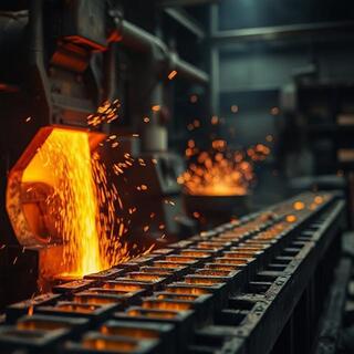 Brass ingot casting